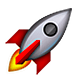 Émoji 🚀 Fusée sur Apple iOS 5.0.