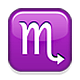 Emoji ♏ Segno Zodiacale Dello Scorpione su Apple iOS 5.0.
