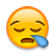 😪 Emoji Rosto Sonolento na Apple iOS 5.0.