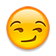 😏 Emoji Rosto Com Sorriso Maroto na Apple iOS 5.0.