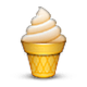 Emoji 🍦 Cono Gelato su Apple iOS 5.0.
