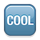 🆒 Emoji Botão «COOL» na Apple iOS 5.0.