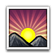 🌄 Emoji Amanecer Sobre Montañas en Apple iOS 5.0.