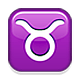 ♉ Emoji Tauro en Apple iOS 5.0.