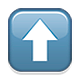 Emoji ⬆️ Freccia Rivolta Verso L’alto su Apple iOS 5.0.
