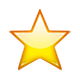 ⭐ Emoji Estrela Branca Média na Apple iOS 5.0.