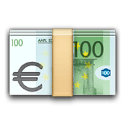 Emoji 💶 Banconota Euro su Apple iOS 5.1.