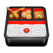 Émoji 🍱 Boîte Déjeuner sur Apple iOS 5.1.