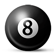 Emoji 🎱 Palla Da Biliardo su Apple iOS 5.1.