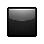 ◾ Emoji Cuadrado Negro Mediano-pequeño en Apple iOS 5.1.