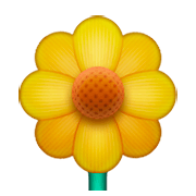 🌼 Emoji gelbe Blüte Apple iOS 5.1.