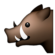 🐗 Emoji Wildschwein Apple iOS 5.1.