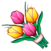 Émoji 💐 Bouquet sur Apple iOS 5.1.