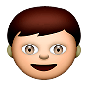 👦 Emoji Niño en Apple iOS 5.1.
