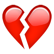 Emoji 💔 Cuore Infranto su Apple iOS 5.1.