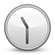 Emoji 🕦 Ore Undici E Mezza su Apple iOS 5.1.