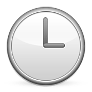 Emoji 🕒 Ore Tre su Apple iOS 5.1.