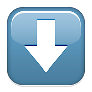 Emoji ⬇️ Freccia Rivolta Verso Il Basso su Apple iOS 5.1.