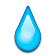 Émoji 💧 Goutte D’eau sur Apple iOS 5.1.
