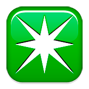 ✳️ Emoji achtzackiger Stern Apple iOS 5.1.