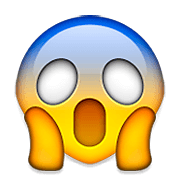 😱 Emoji Rosto Gritando De Medo na Apple iOS 5.1.
