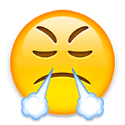 Emoji 😤 Faccina Che Sbuffa su Apple iOS 5.1.