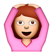 🙆 Emoji Pessoa Fazendo Gesto De «OK» na Apple iOS 5.1.