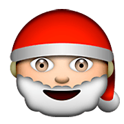 Emoji 🎅 Babbo Natale su Apple iOS 5.1.