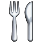 Émoji 🍴 Couteau Et Fourchette sur Apple iOS 5.1.