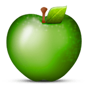 Emoji 🍏 Mela Verde su Apple iOS 5.1.