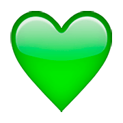 Emoji 💚 Cuore Verde su Apple iOS 5.1.