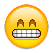 😁 Emoji Rosto Contente Com Olhos Sorridentes na Apple iOS 5.1.