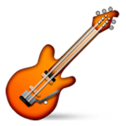 🎸 Emoji Guitarra na Apple iOS 5.1.