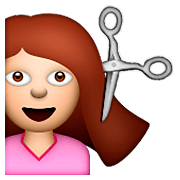 Émoji 💇 Personne Qui Se Fait Couper Les Cheveux sur Apple iOS 5.1.