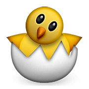 Emoji 🐣 Pulcino Che Nasce su Apple iOS 5.1.