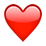 Emoji ❤️ Cuore Rosso su Apple iOS 5.1.