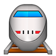 Emoji 🚅 Treno Alta Velocità Punta Arrotondata su Apple iOS 5.1.