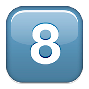 8️⃣ Emoji Teclas: 8 en Apple iOS 5.1.