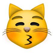 😽 Emoji küssende Katze Apple iOS 5.1.