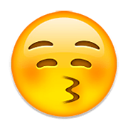 😚 Emoji küssendes Gesicht mit geschlossenen Augen Apple iOS 5.1.