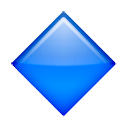 🔷 Emoji Rombo Azul Grande en Apple iOS 5.1.