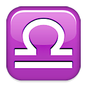 Emoji ♎ Segno Zodiacale Della Bilancia su Apple iOS 5.1.