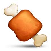 Emoji 🍖 Carne su Apple iOS 5.1.