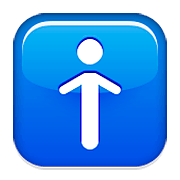 Emoji 🚹 Simbolo Del Bagno Degli Uomini su Apple iOS 5.1.