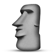 Émoji 🗿 Moai sur Apple iOS 5.1.