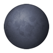 Emoji 🌑 Luna Nuova su Apple iOS 5.1.