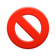 Émoji 🚫 Symbole D’interdiction sur Apple iOS 5.1.
