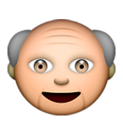 👴 Emoji Homem Idoso na Apple iOS 5.1.