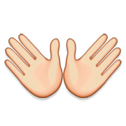 Émoji 👐 Mains Ouvertes sur Apple iOS 5.1.