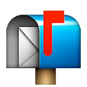 Emoji 📬 Cassetta Postale Aperta Bandierina Alzata su Apple iOS 5.1.